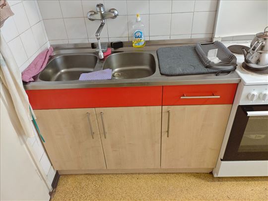 dvodelna sudopera za kuhinju sirine 120cm