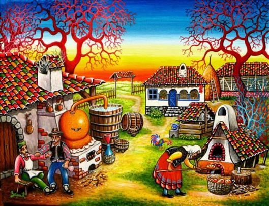 Naiva , Seosko dvorište