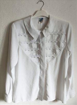 Vintage Raskoš: Legendarna "Rudnik" Bluza sa Čipko