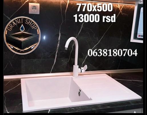 Granitna sudopera+slavina