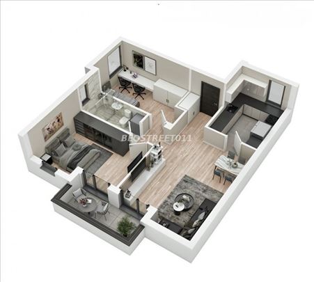 Novogradnja - Lekino brdo ,68.80m2 i 42.70m2