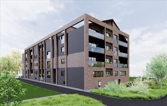 Novogradnja, trosoban stan 61,42m2, Nova Pazova