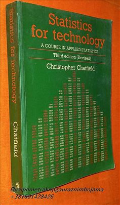 Statistics for technology Christopher Chatfield