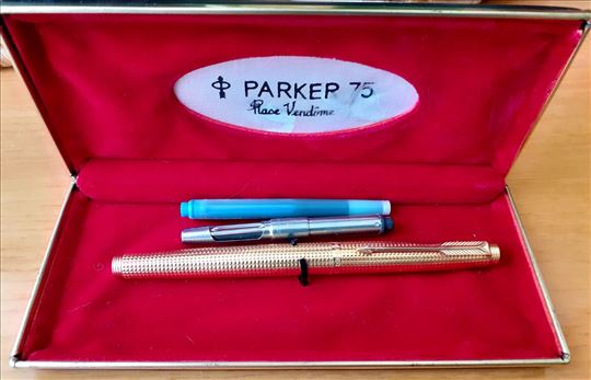 Naliv pero Parker Place Vendome 75, pozlata 14k