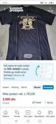 Nike jordan vel. L FELER