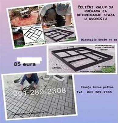 Kalupi za betoniranje i behaton