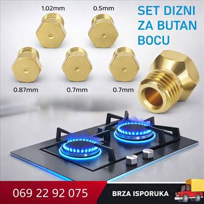 Set dizni za plinski šporet - Butan boca