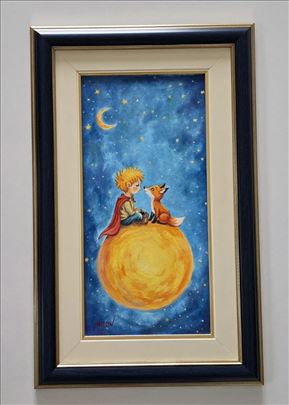 Ulje na platnu - Svet malog princa, prelepa slika!