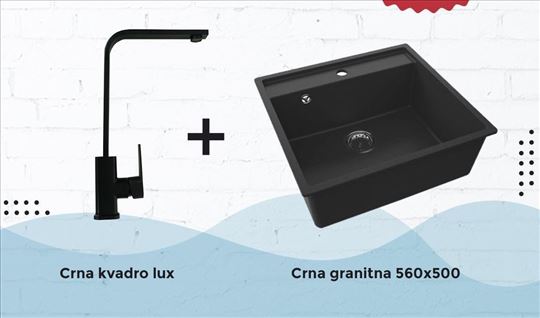 Granitna sudopera+slavina
