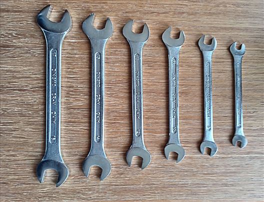 Komplet šest viljuškastih ključeva