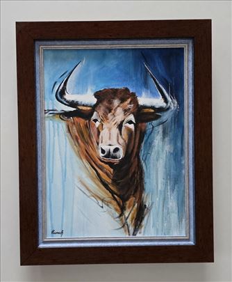 Bik - akril na platnu. Prelepa slika!