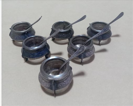 Posrebreni set za začine, SSSR