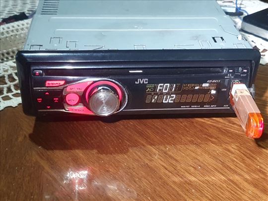 CD Player JVC KD R411 cd mp3 usb aux Mosfet 
