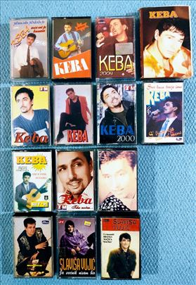 Dragan Kojić Keba/Slaviša Vujić-14 albuma-kaseta
