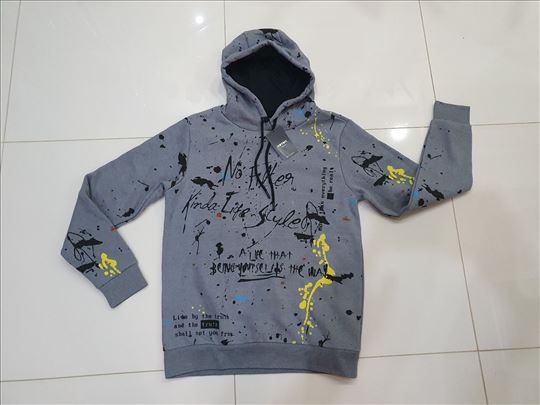 Koton duks sivo sareni M velicna Novo!