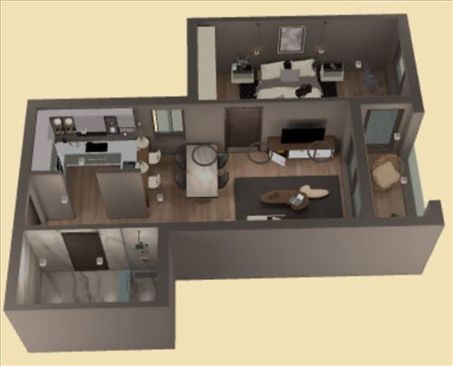 Prodaje se stan u novogradnji 44m2