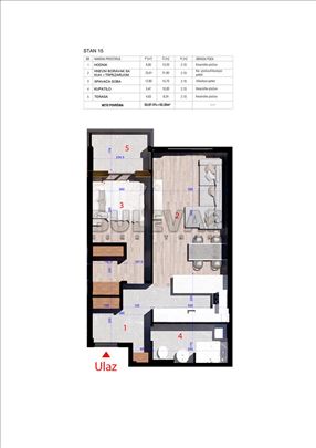 Stan 52,35 m2, drugi sprat - Kragujevac, Aerodrom,