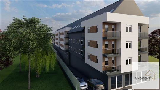 Trosoban stan u izgradnji u Novim Banovcima, 66.36