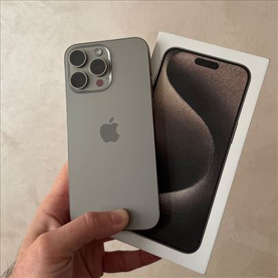 iPhone 15 Pro Max 256Gb Natural 100% zdravlje bate