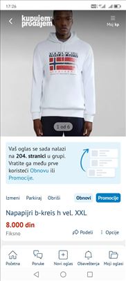 Napapijri b-kreis h vel. XXL