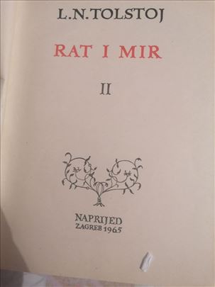 Rat i mir knjige