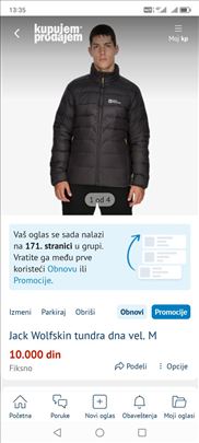 Jack Wolfskin tundra dna vel. M