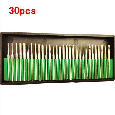 Komplet od 30 dijamantskih brusilica