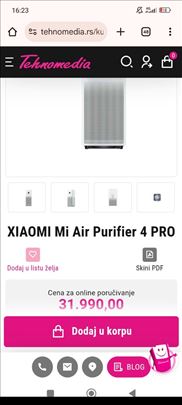 Xaomi Mi Air Purifier 4 PRO