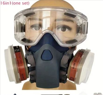 Maska za farbanje smirglanje 3M model 7502 novo