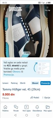Tommy Hilfiger vel. 45 (29cm)