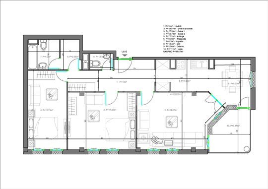 Crveni krst, komforan 3.0 stan adaptibilan u 4.0 