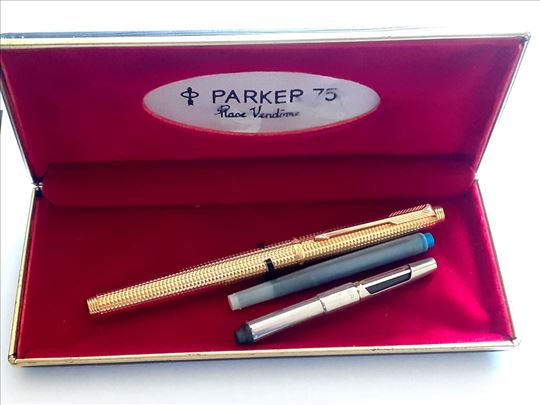 Naliv pero Parker Place Vendome 75, pozlata 14k