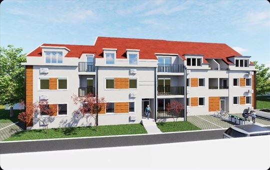 Surčin, novogradnja, stan sa velikim dvorištem ..