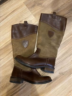 Tom Tailor kožen duboke čizme