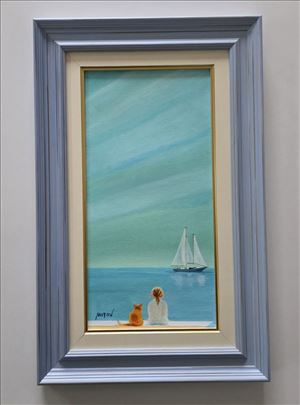 Ulje na platnu - More pred nama, prelepo!