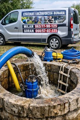 Uslužno čišćenje (crpljenje) bunara