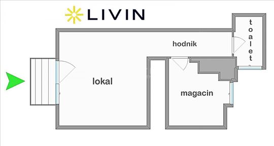 Lokal 30 m² u strogom centru