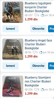 Blueberry Bookglobe na komad NOVO Bluberi