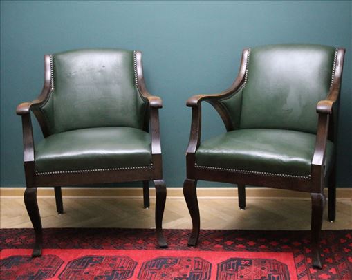 Čester klubske fotelje Queen Anne style