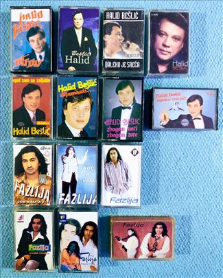 Halid Bešlić/Fazlija-14 albuma-kaseta