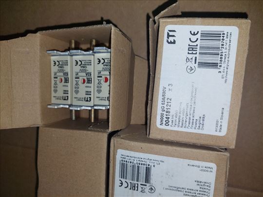 Nožasti osigurači 63A