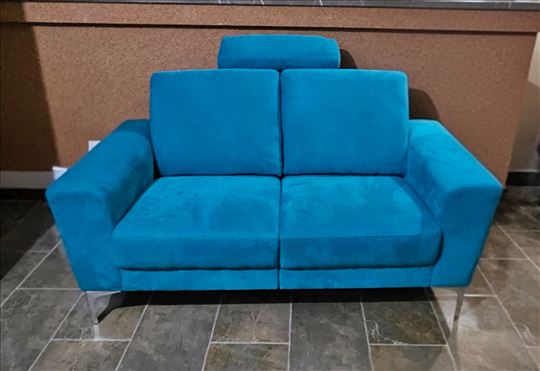 Tirkizni plišani dvosed