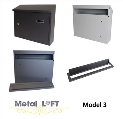 Model 3 - Poštansko SANDUČE SET: sanduče + šalter