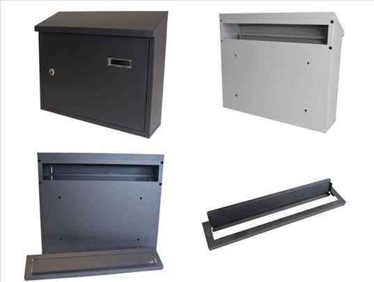 Model 3 - poštansko sanduče set: sanduče + šalter