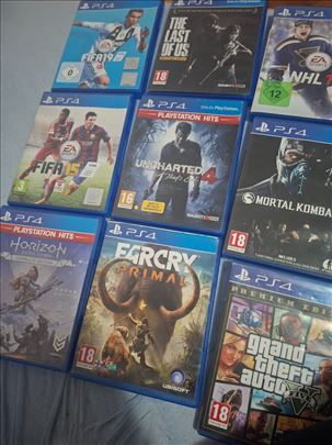 Prodajem igrice za SPS4
