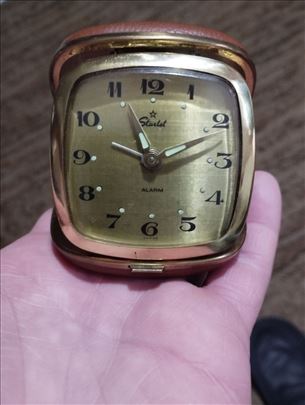 Stari Japanski dzepni putni sat budilnik Starlet
