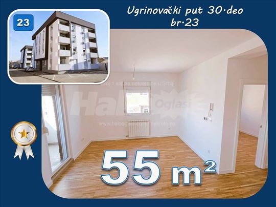 Altina, Zemun – nov dvosoban stan 55 m², useljiv