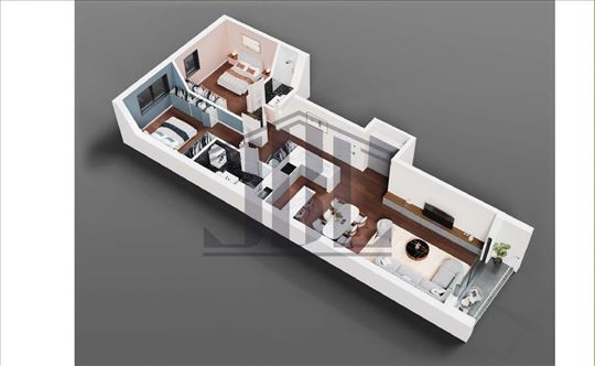 Stan za prodaju, Vračar, novogradnja 92 m2