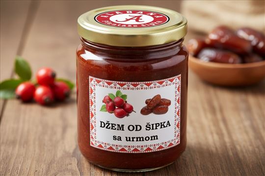 Domaći džem od šipka sa urmom (100% voće)