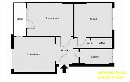 renoviran 59m2, odlična lokacija - Cara Dušana